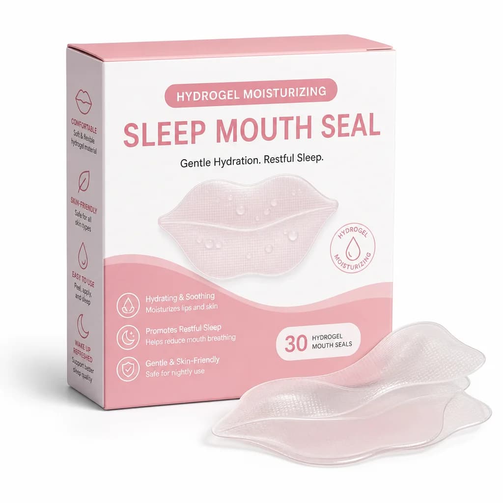 Hydrogel Moisturizing Sleep Breathing Mouth Seal, 10 pack